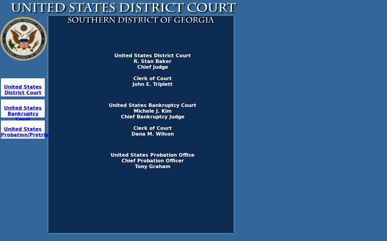 Newington criminal records Southern District of Georgia court