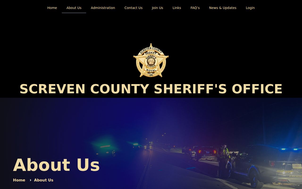 Screven County criminal records sheriff history